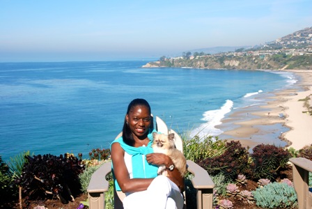 Kelly and Lucy at the Ritz-Carlton, Laguna Niguel